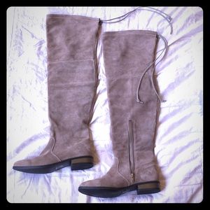 Sole society Over the knee boots. Taupe suede.